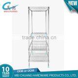 Hot Sale Easy to Assemble Chrome Plated Metal Wire Display Rack thumbnail-3