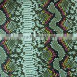 Printing Embossed Snake Skin Washed Pattern and PU Material Decorative Artificial Leather for Handbags thumbnail-2