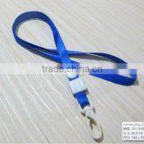 Golden lurex lanyard with plastic clip