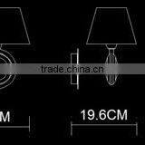2015 Fancy Hat Wall Lamp thumbnail-2