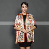 Magnificent Turkish European Style Digital Printed Hangzhou Silk Satin Scarf ,long Silk Shawl Lady China Manufacturer Wholesale Supplier's Choice thumbnail-4