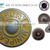 20mm Big Size Metal Snap Colored Chef Button