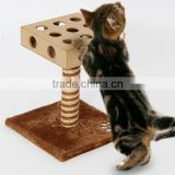 Hot Sale Cat scratcher tree with IQ box