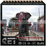Exhibition Elephant Walking Mechanical Elephant Animatronic Elephant