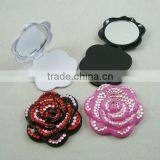 Flower Shape Plastic Cheap Beauty Mirror for Promotion thumbnail-1