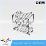 Shop Retail Counter Wire 3-Tier Stable Beverage Display Rack for Dispenser Sale