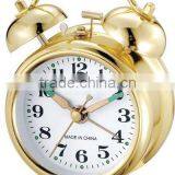 3 Inch Metal Case Mechanical Bell Alarm Clock Movement, Desktop Clock Mechanism thumbnail-3