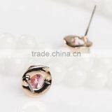 High Quality Cubic Zirconia Earrings Gold Plated Earrings Free Samples thumbnail-6