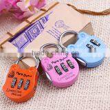 Factory Directly Zinc Alloy Small Metal Locks Mini Digital Locks for Jewelry Box thumbnail-3