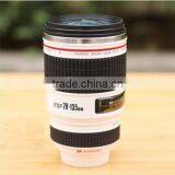 Love Camera Lens Cup Coffee Tea Travel Mug Stainless Steel Thermos Lens Lid thumbnail-1