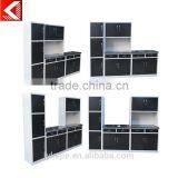 2016 Modern Design Modular Kitchen Corner Wall Cabinets With Glass Doors in Dubai thumbnail-6