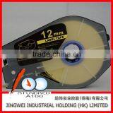 12mm yellow tape cassette PT-1112Y Cable marking labels for cable ID printer MK1500 and MK2500