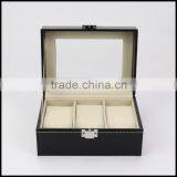 Top Grade PU Leather Watch bo Special Packing bo Display bo 3 Watch bo Factory Direct Sales thumbnail-3