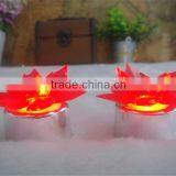 Flameless LED Red Flower Light for Holiday Party Decoration Light thumbnail-1