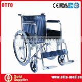 folded chair disabled chairs for the disabled Steel outdoor manual wheelchairs