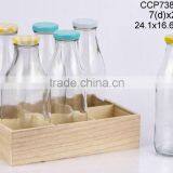 Glass Bottle With Wooden Box(CCP738S/6W) thumbnail-1