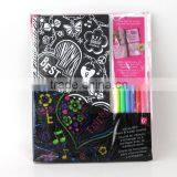 Spiral Drawing Book With Color Pen ,whenzhou