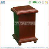 Made in China Custom Solid Wooden Memory Cremation Coffin Pet Urns Wholesale
