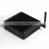 New arrival x86 business PC fanless quad-core pc J1900 win7 thin client 2g ram 8g ssd mini office tablet pc