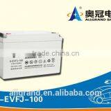 6-EVFJ-100 Escooter Battery- 12V100Ah Rechargeable Sealed Lead Acid Battery for E-car/motorcycle thumbnail-1