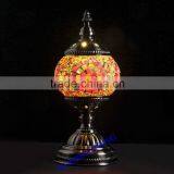 2015 NEW DESIGN GLASS MOSAIC CRAFT TURKISH TABLE LAMPS YMA400