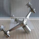 High Quality Standard Four-arm Stainless Steel Glass Spider thumbnail-1