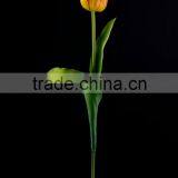 42 cm PVC Real Touch Tulip Spray With 2 Leaves Artificial Flower thumbnail-1