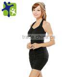 Women Make Sexy Underwear,female Hanging Neck Siamese Dress,Postpartum Body Slimming Dress NY 008 thumbnail-1