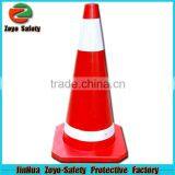 Road Leader Adjustable Reflective Cotton PVC Traffic Cone