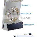 New Led Solar Fan Usb Rechargeable Table Light Lamp Cooling Fan thumbnail-4