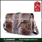 Top Grade Python Leather Ladies Shoulder Bag, Women Bag From Guangzhou Manufacture thumbnail-1