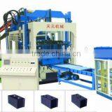 High Output QT6-15 Automatic Concrete Curbstone Block Molding Machine From Huarun Tianyuan Factory