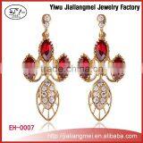 Wholesale Handmade Latest Fashion Big Long Wedding Chandelier Earrings thumbnail-1