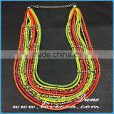 Handmade Bead Statement Necklace thumbnail-1