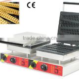 8pcs Commercial Use Non-stick 110v 220v Electric Dual Lolly Waffle Machine