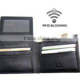 BOSHIHO Litchi Pattern Leather Rfid Credit Card Wallet for Men thumbnail-6