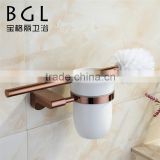 shower rooms wall mount design zine alloy and ceramic toilet brush holder