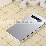 Super Thin Fashionable Credit Card Metal Litium Ion 4000mah Power Bank for IPhone, Samsung, IPad Charger thumbnail-5