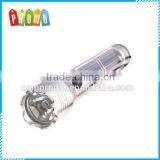 Aluminum Alloy Solar Power USB Superbright Outdoor LED Flashlight thumbnail-1