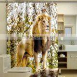 Vivid Photo Printed Lions Shower Curtain thumbnail-3
