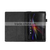 Quality Lychee Texure PU Leather Case With Flip Stand For SONY XPERIA Z4 TABLET FOR XPERIA TABLET Z4 FOLD LEATHER CASE POUCH thumbnail-2