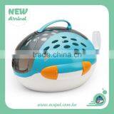 645 Taiwan Design Pet Product Spaceship Style Carrier,Dog Cat Transport Cage,3coior Plastic Pet Carrier thumbnail-4