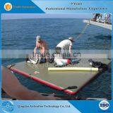 High Quality Private Small Inflatable PVC Floating Dock Pontoon for Sale thumbnail-4