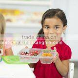 3-compartment Plasic Food Storage Lunch Box Container for Kids,Kids Plastic Lunch Box thumbnail-3