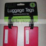 Twin Pack Plastic Luggage Tags