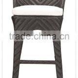 Modern Outdoor Rattan Patio Bar Chair thumbnail-5