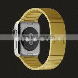 Stainless Steel Strap for Watch Gold Plating Band Gold Luxury Accessories for Apple Watch thumbnail-1