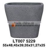 Stone-like Lightweight Square Cube Planter Wholesale thumbnail-1
