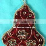 Zari Embroidery Christmas Bell thumbnail-1