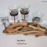 Driftwood Candle Stcik With Four Candle Holders thumbnail-1
